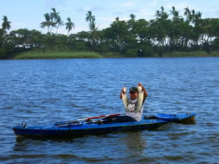 Kayak fishing